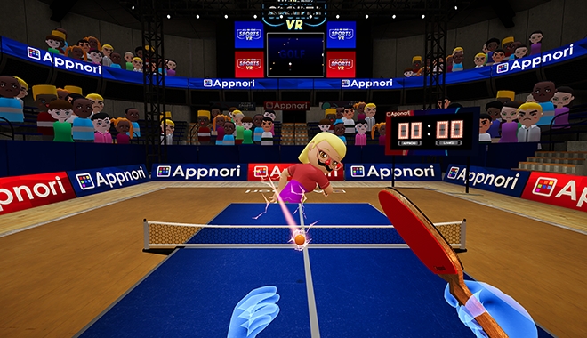 ping pong vr game